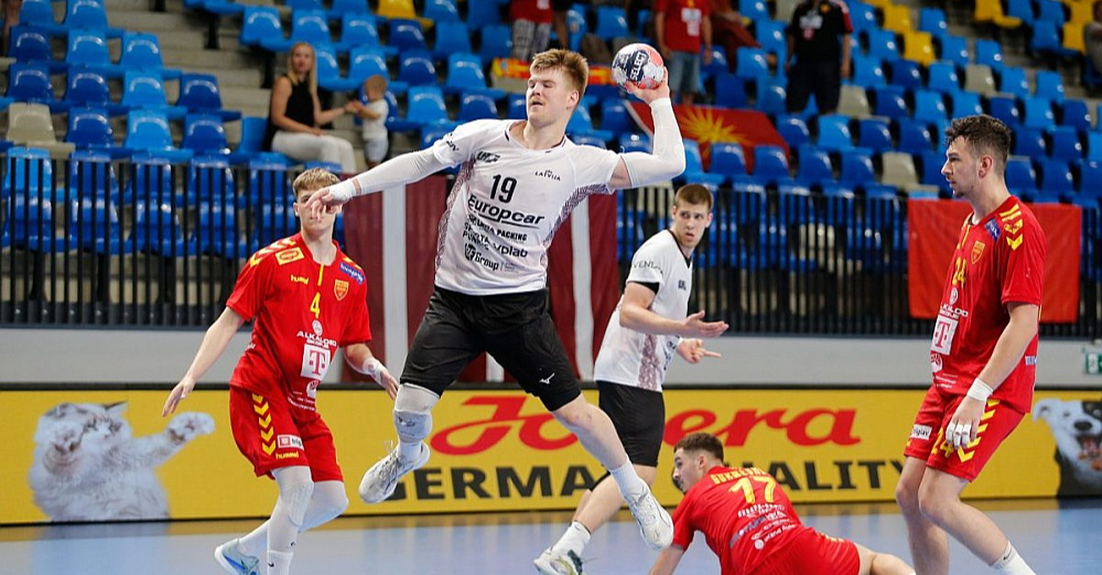 Latvijas handbola jaunā cerība Valdis Kalniņš