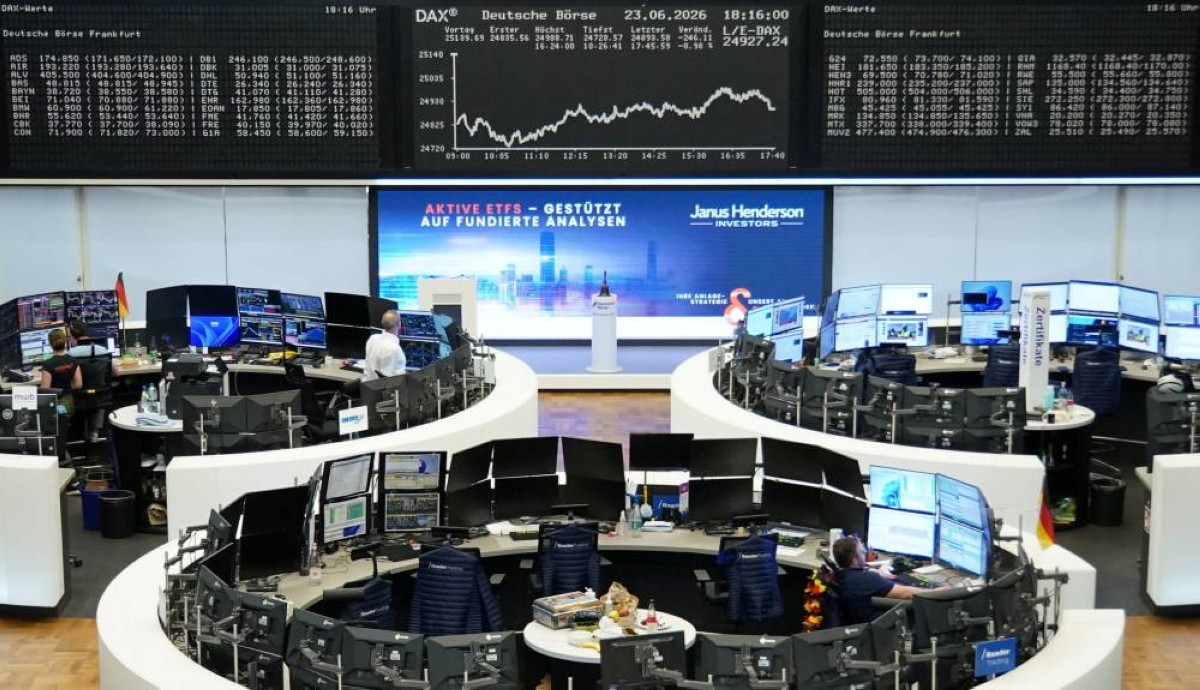 المؤشرات الأوروبية خضراء بدعم صعود أسهم شركات التعدين والطاقة ‌