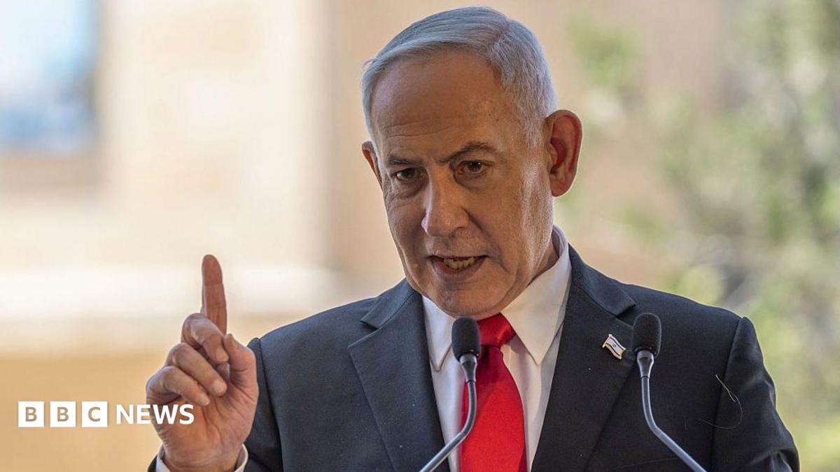 Benjamin Netanyahu speaks at an event in East Jerusalem