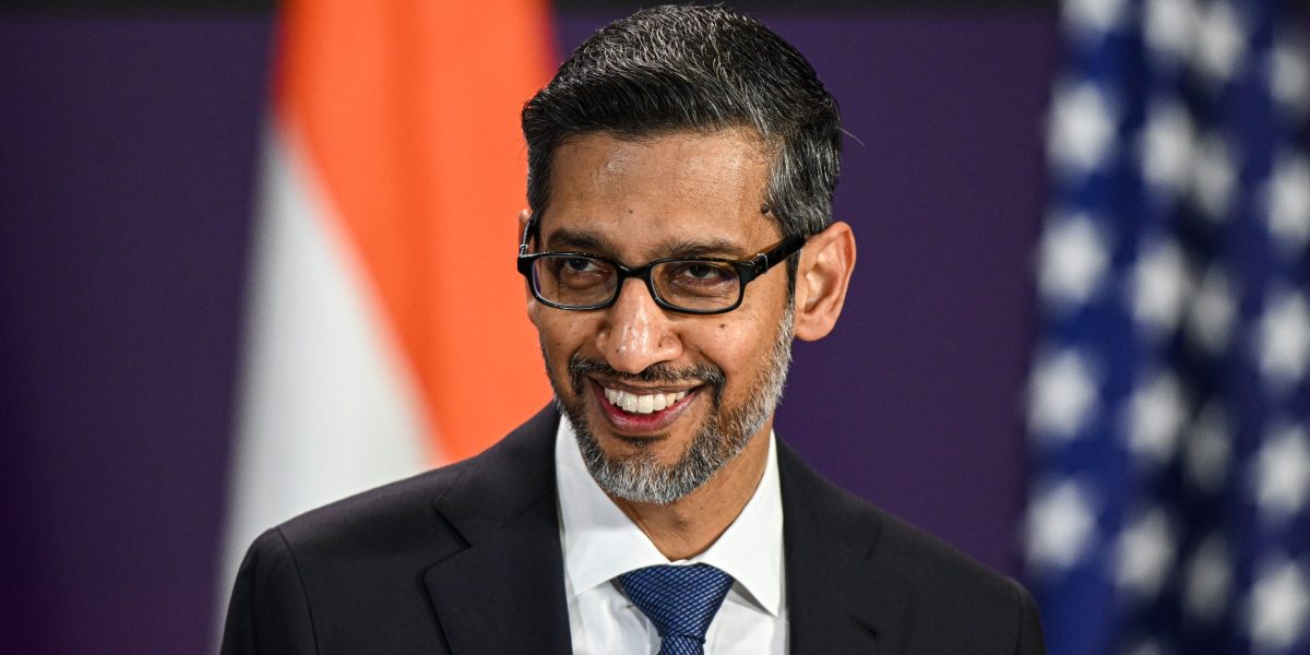 Sundar Pichai, chief executive officer of Alphabet Inc