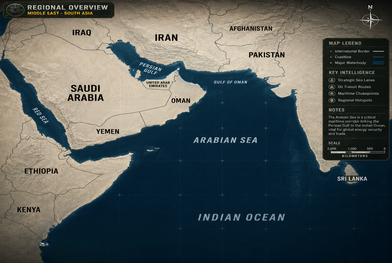 Persian Gulf and Red Sea map_SpecialEurasia