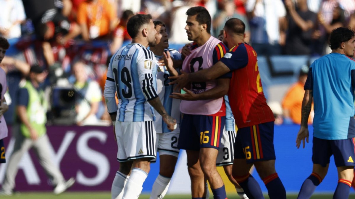 Tensions Boil Over: Otamendi and Rodri Clash After Spain’s World Cup Final Victory