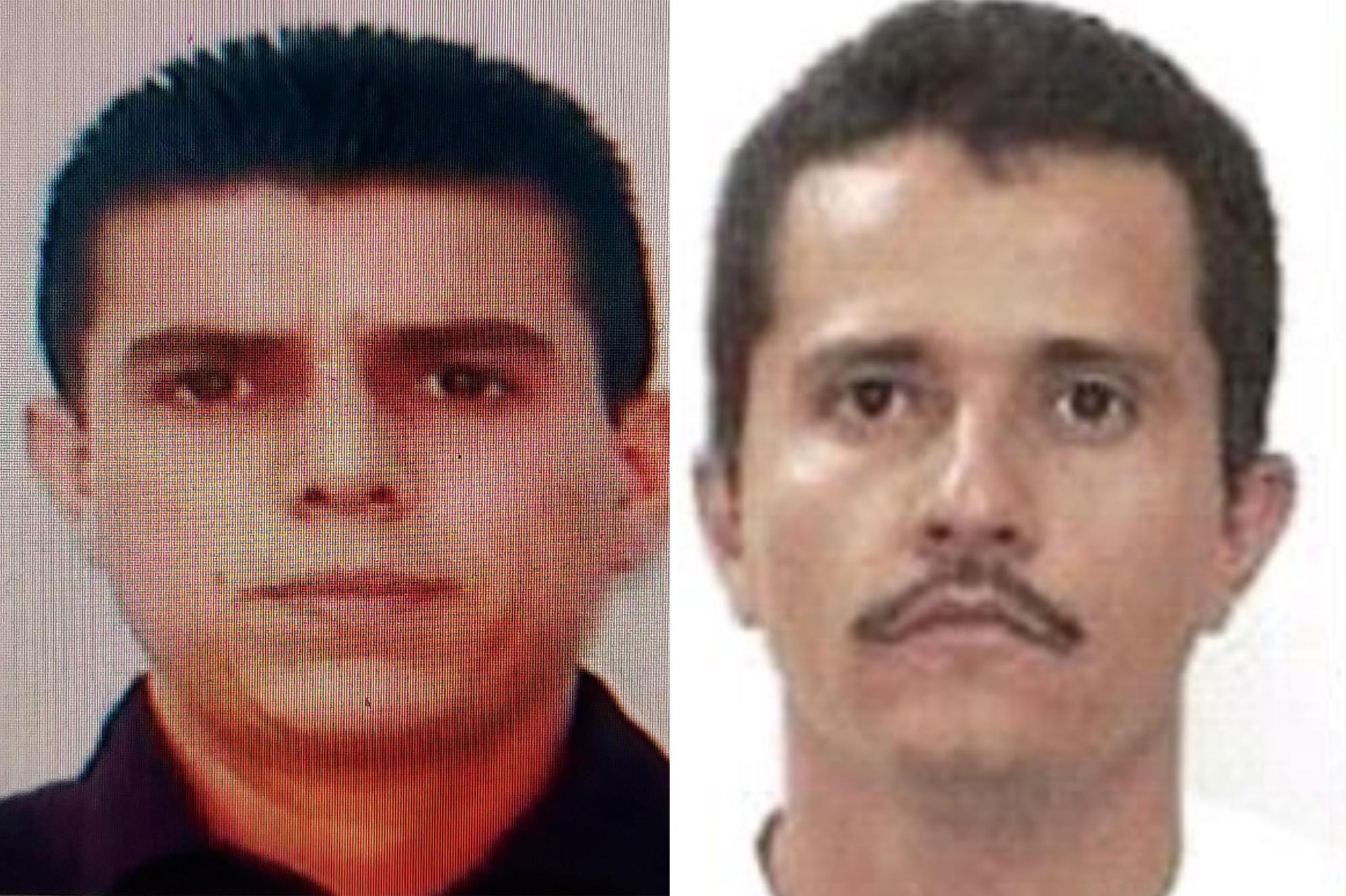 Headshot of Juan Carlos Valencia Gonzalez, new leader of the Jalisco New Generation Cartel, Headshot of Nemesio Rubén