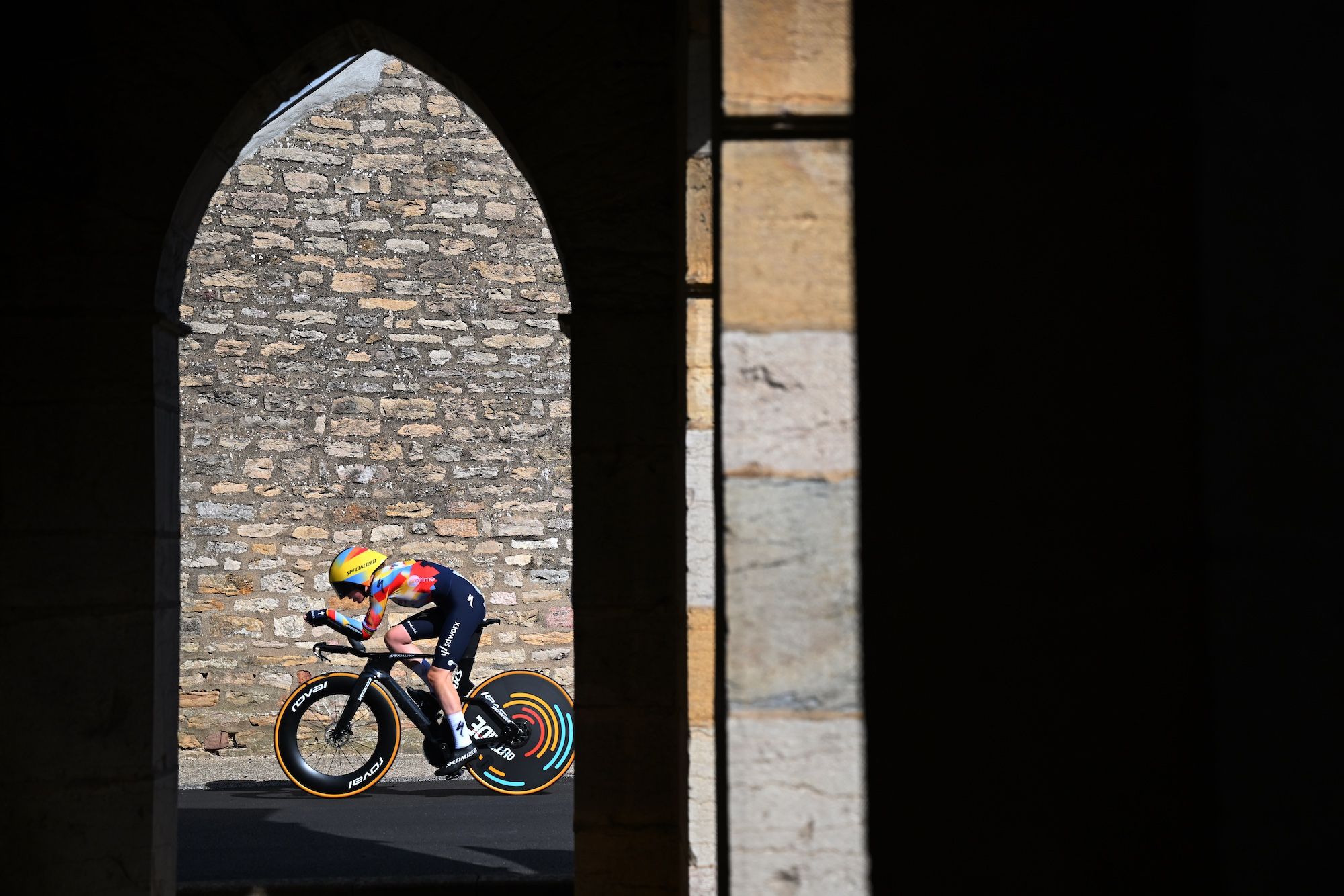 Anna van der Breggen of SD Worx - Protime competes during the 5th Tour de France Femmes 2026, Stage 4 a 21km individual time