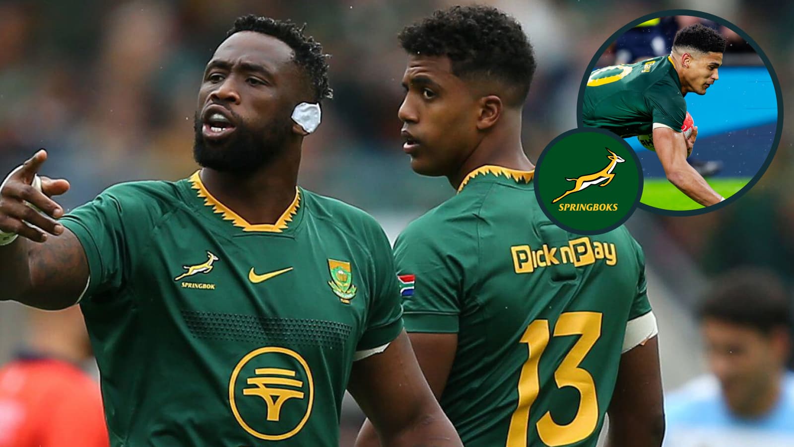 Springboks Name Heavily Changed XV With Kolisi and Etzebeth for Argentina Test