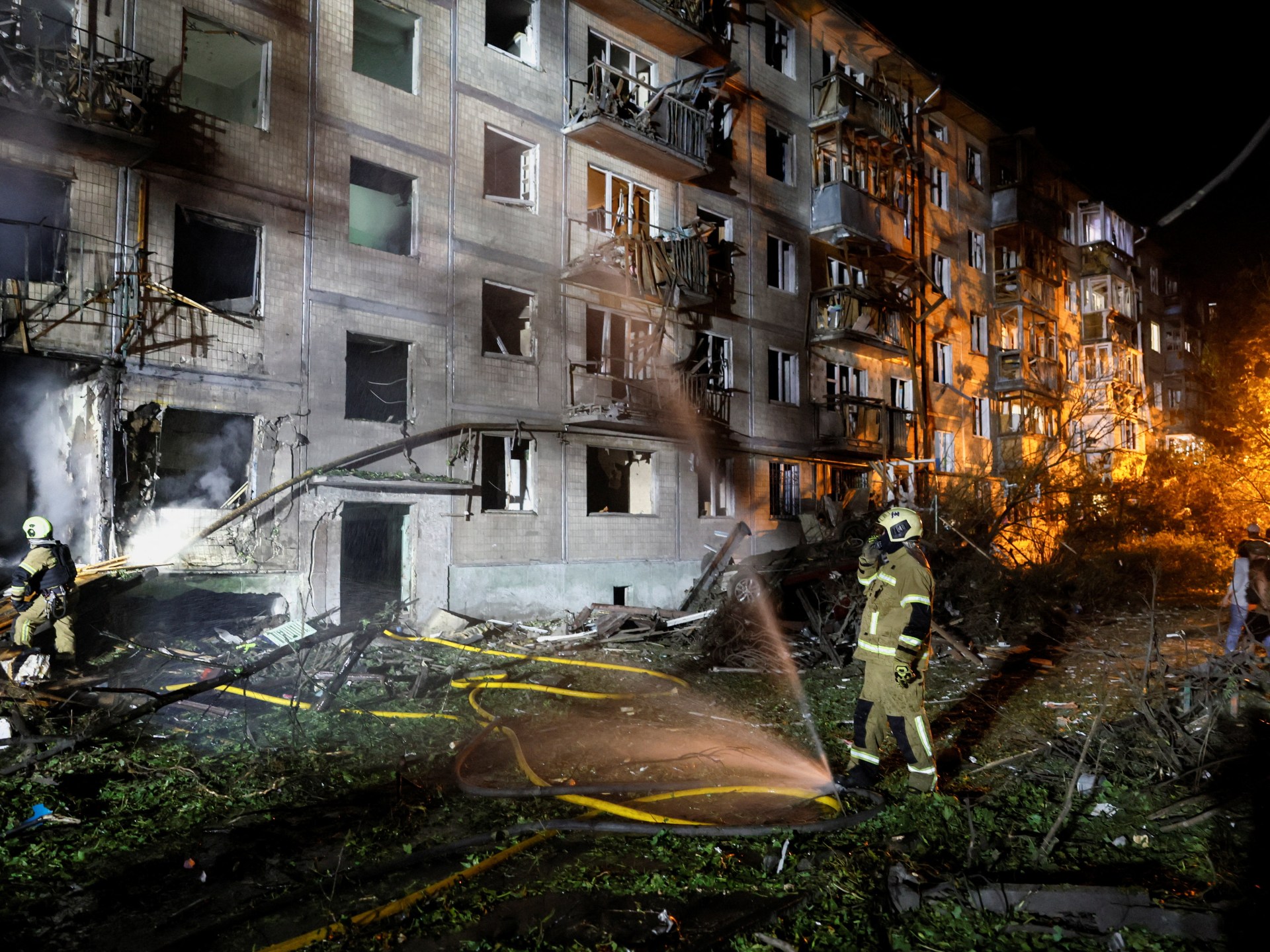Russian missile attack kills three in Ukraine’s Kyiv