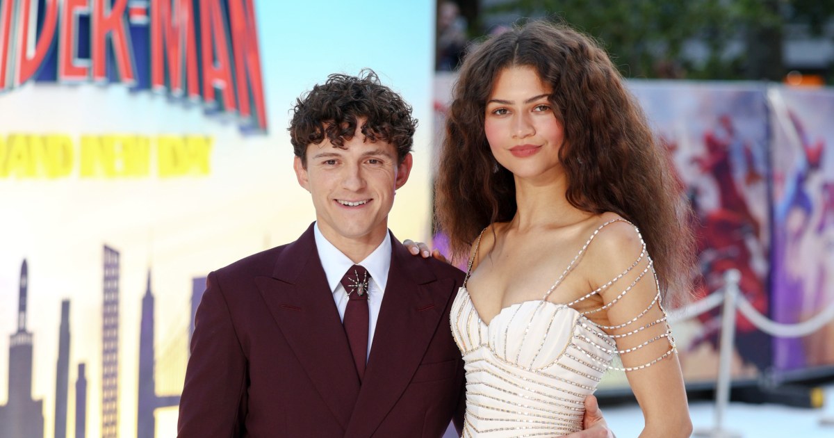 Zendaya Praises Tom Holland at Spider-Man Premiere