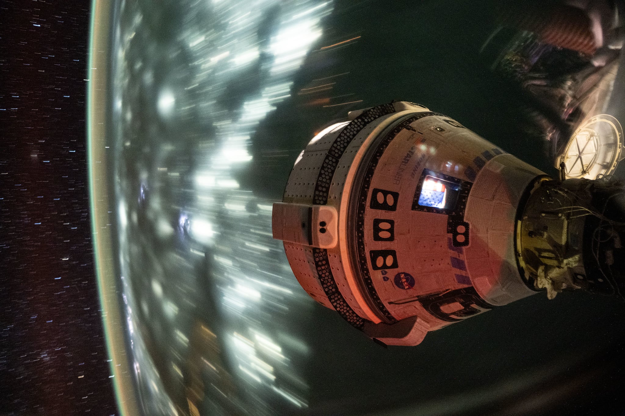 Boeing's Starliner spacecraft that launched NASA's Crew Flight Test astronauts Butch Wilmore and Suni Williams to the