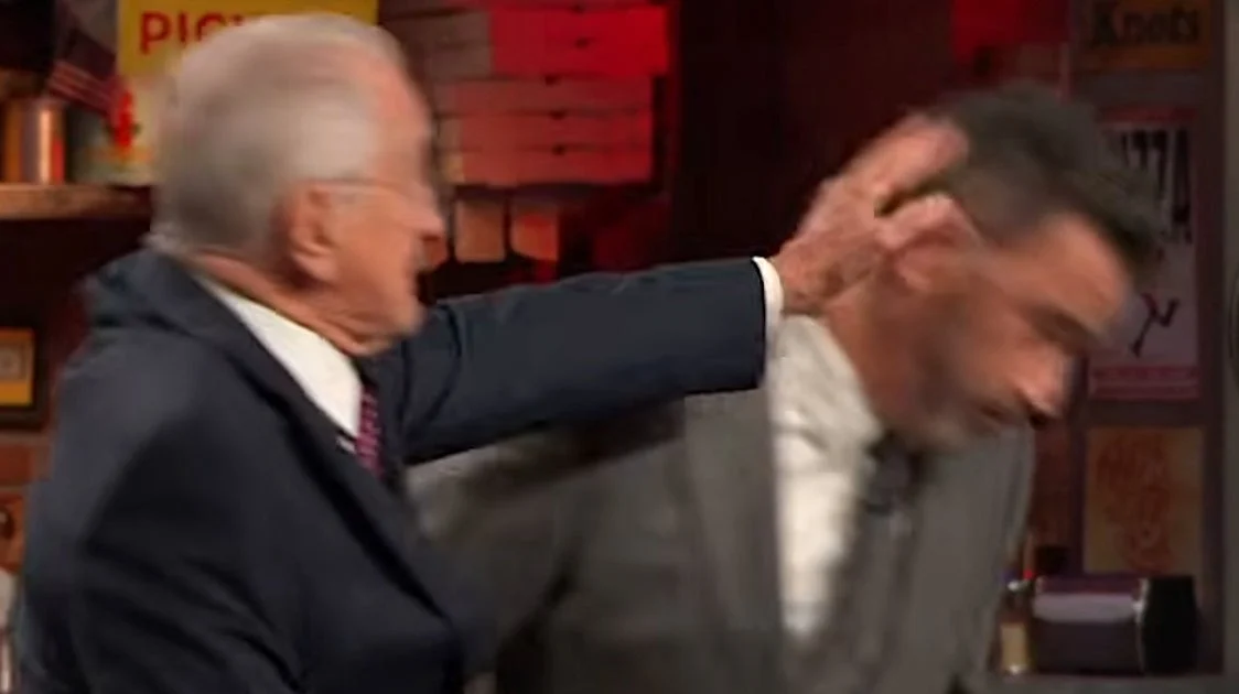 Robert De Niro Parodies Brendan Carr on Jimmy Kimmel Live! in Brooklyn