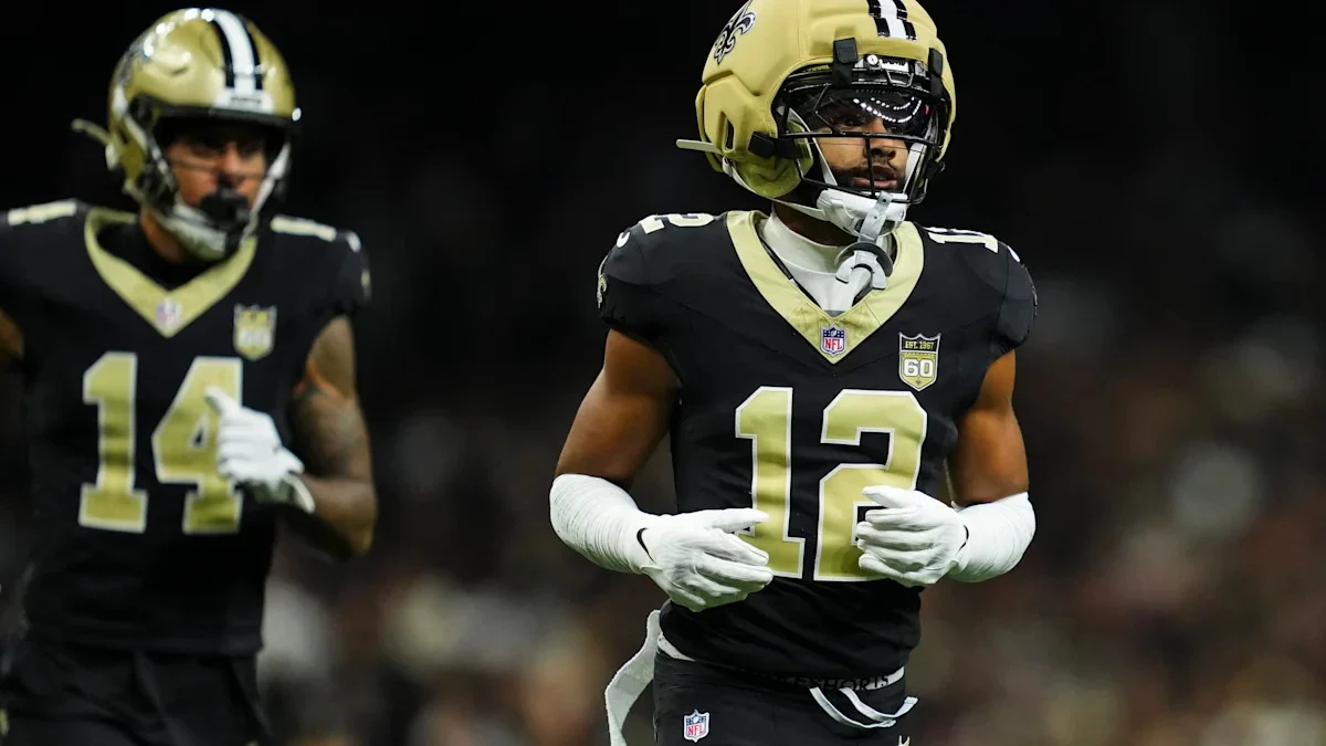 Chris Olave Limited in Thursday Practice With New Foot Injury